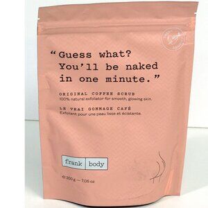 Frank Body Original Coffee Scrub 100% Natural Exfoliator 7.05 oz - New/Unopened